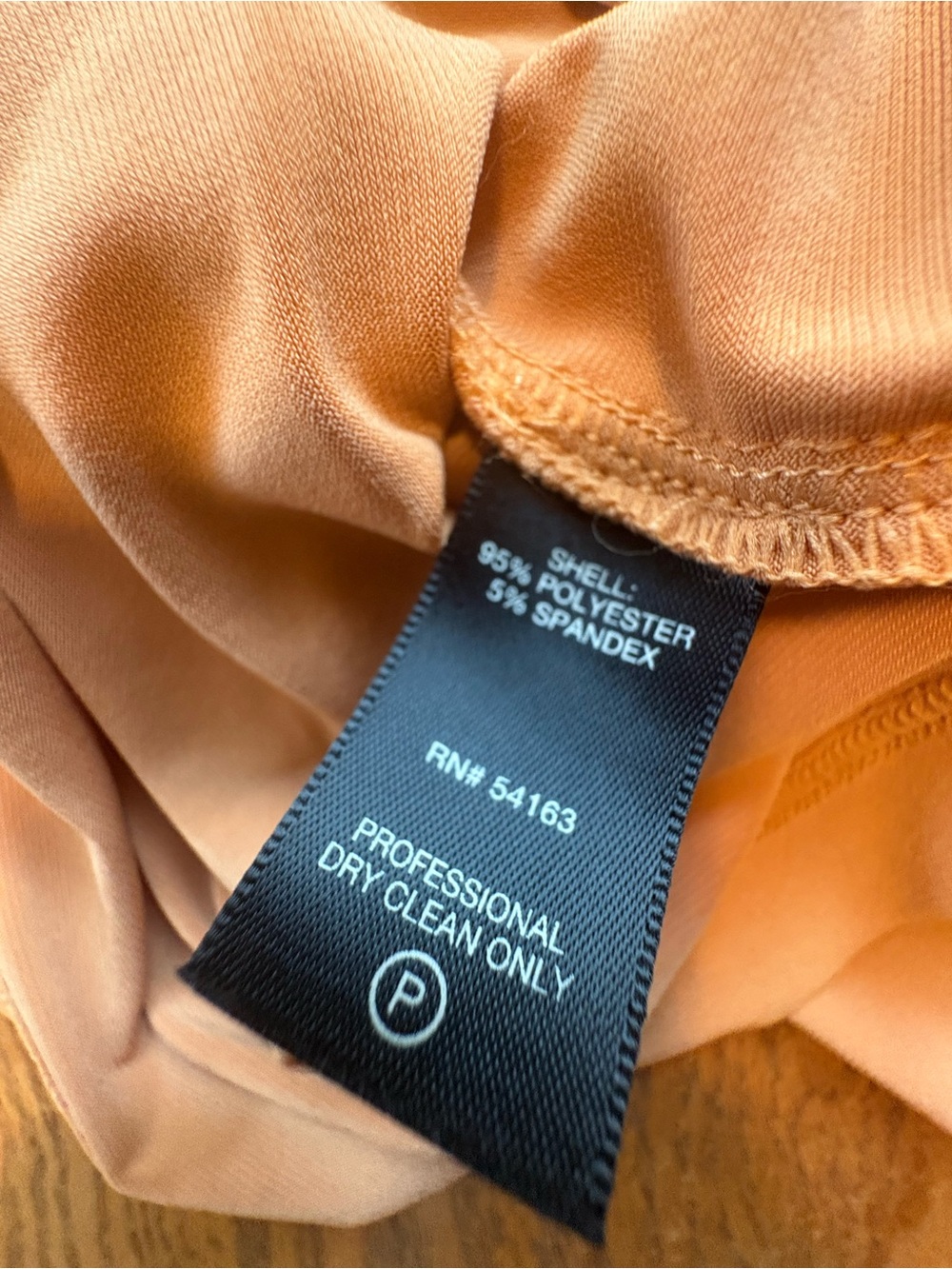 Francisco Costa x Calvin Klein NWT Terra Cotta Clay Slip Maxi Dress 10 90s Style - Picture 8 of 9